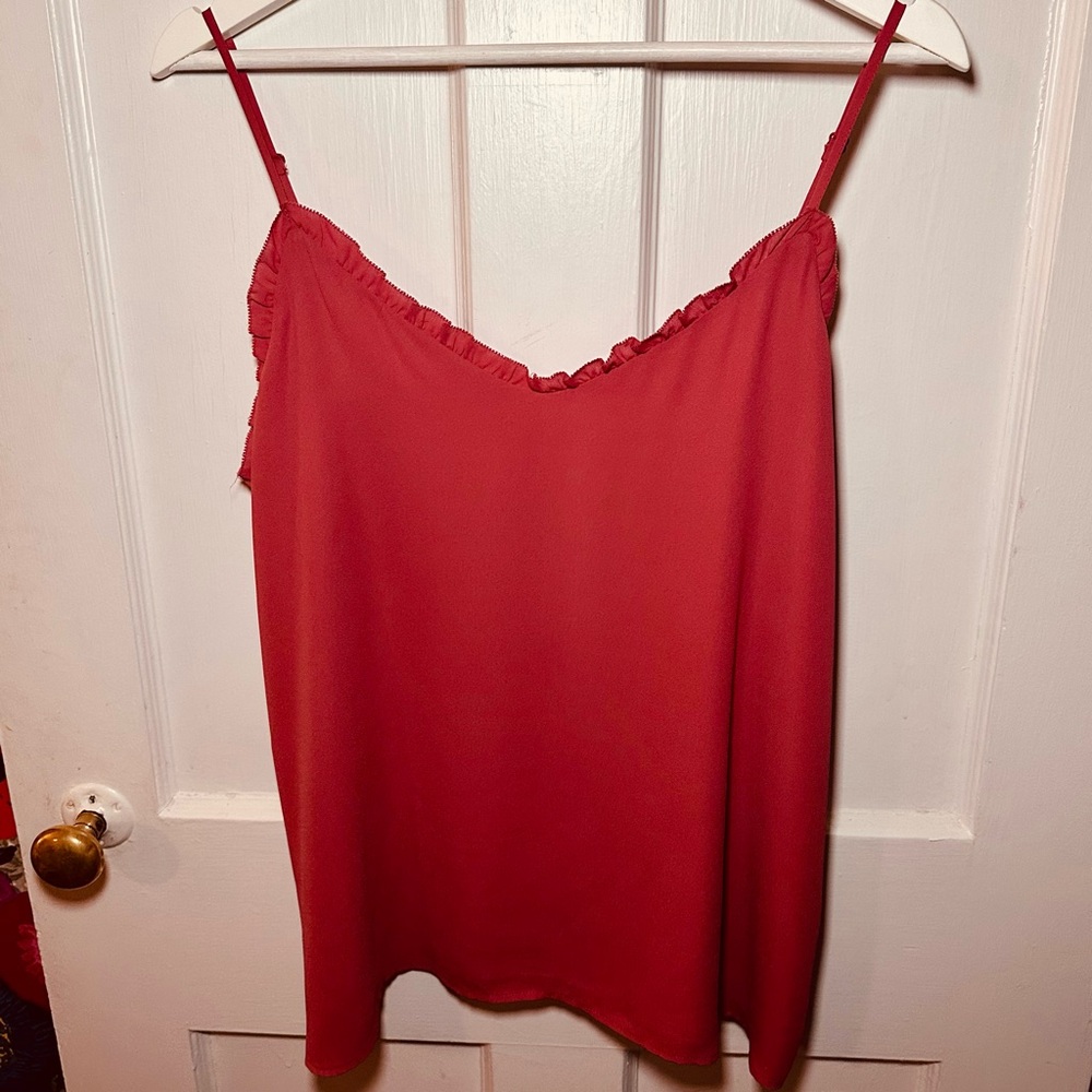 LOFT Ruffle Trim Camisole